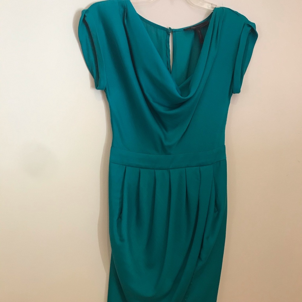 Wore once - BCBGMaxzria green dress